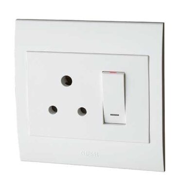 Monoblock Single Switched Socket Outlet
