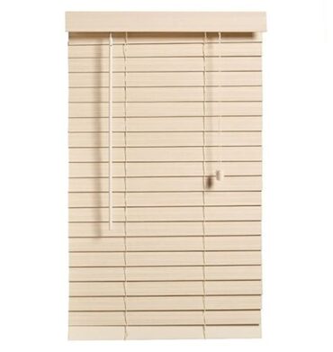 50mm PVC Faux Wood Blind 60x90cm
