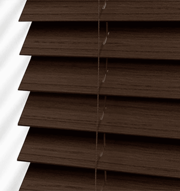 50mm PVC Faux Wood Blind 210x220cm