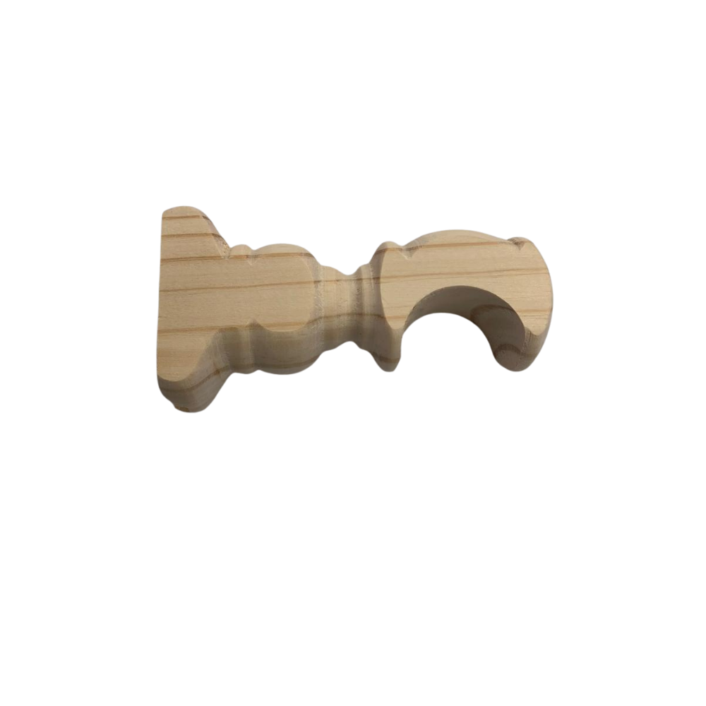 Papini P013 Natural Wood Brackets Single (1)