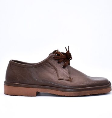 Grasshoppers Tornado 5206 School Shoes Chestnut