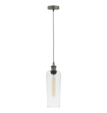 BS PEN535 Matt Nickel Cord Pendant
