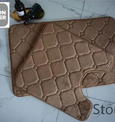 Simon Baker 2 Piece Memory Foam Mat Stone