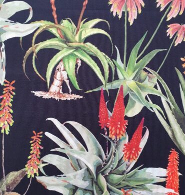 Sugar Tex - Aloes 140cm Blk