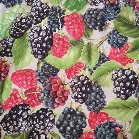 Blackberry Pattern Curtain Fabrics