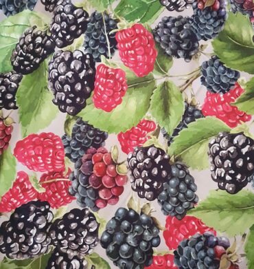 Blackberry Pattern Curtain Fabrics