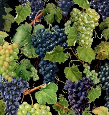 Grapes Pattern Curtain Fabrics