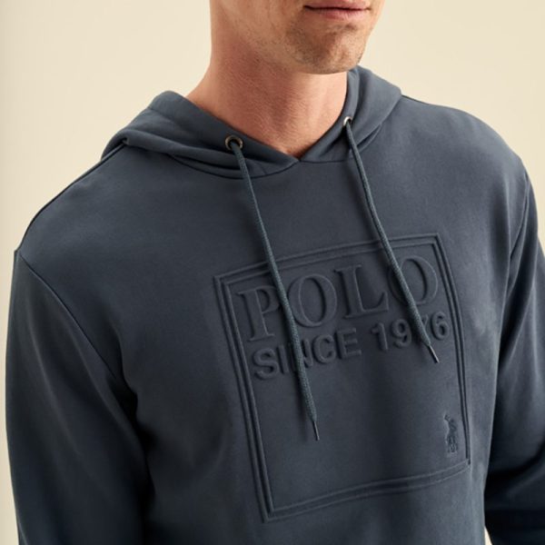 Polo Hooded Embossed Sweat - Image 5