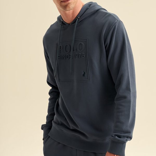 Polo Hooded Embossed Sweat - Image 4