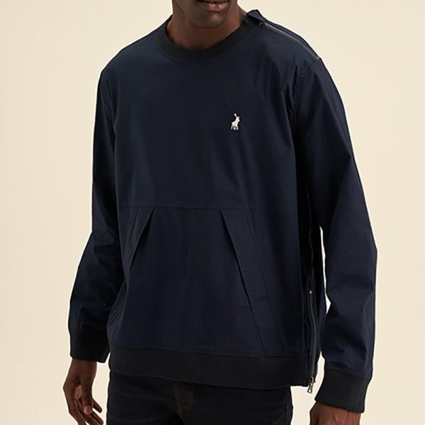 Polo PJC Long Sleeve Woven Sweater