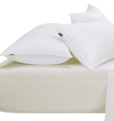 Egyptian Cotton Co 400TC F/Sheet - Cream