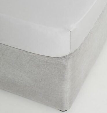 Egyptian Cotton Co 400TC Fitted Sheet - Grey