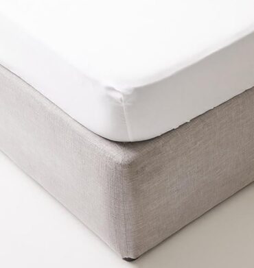 Egyptian Cotton Co 400TC F/Sheet - White