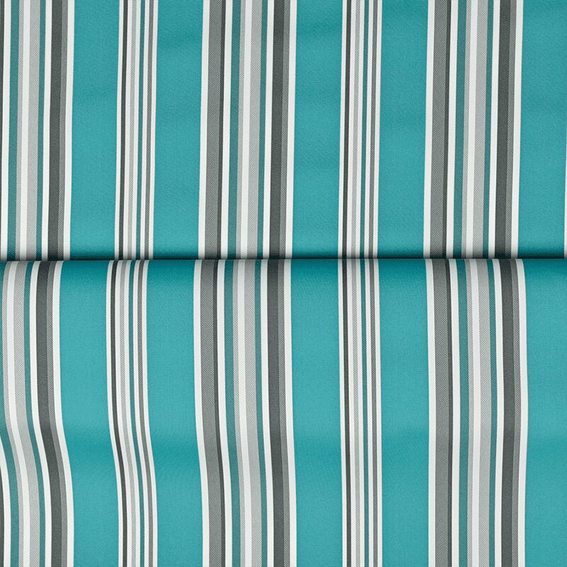 A Bahamas Outdoor Canvas - Stripped Plain - 150cm 02-83