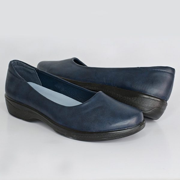 Hush Puppies Jasmine Pumps Navy Shoes - Image 2