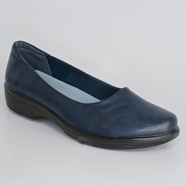 Hush Puppies Jasmine Pumps Navy Shoes - Image 3