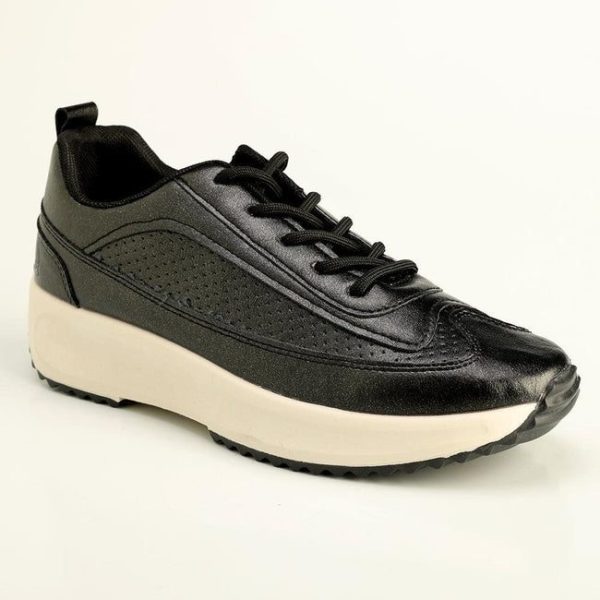 Hush Puppies Soft Style Paulette Sneaker - Black - Image 2