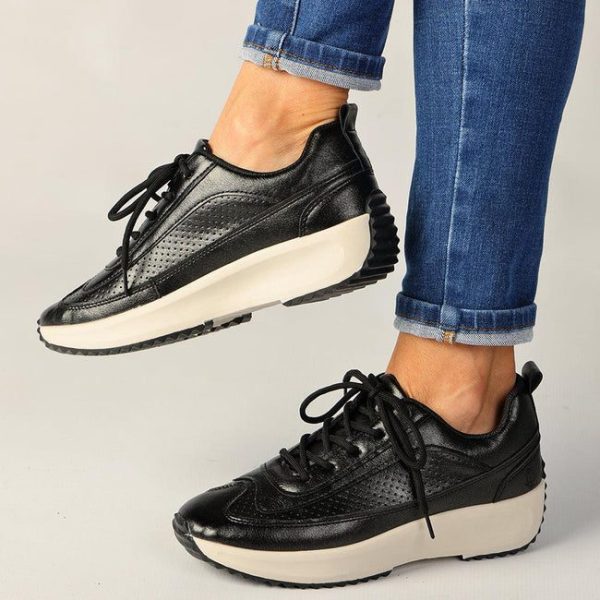 Hush Puppies Soft Style Paulette Sneaker - Black - Image 5