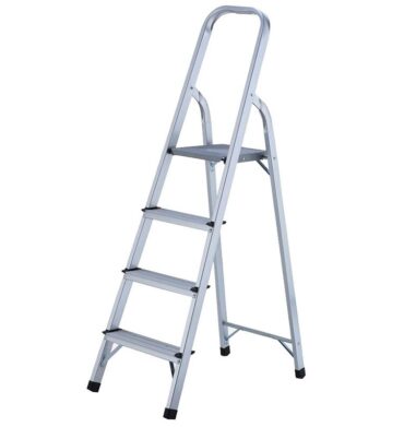 Aluminium 4 Step Household Ladder