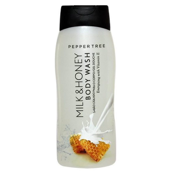 Pepper Tree Essentials Milk & Honey Body Wash 400ml