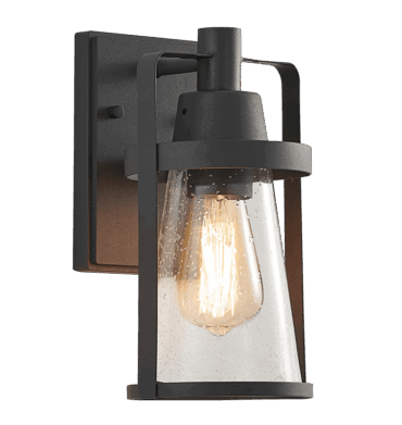 Bright Start L528 Black Metal and Clear Speckled