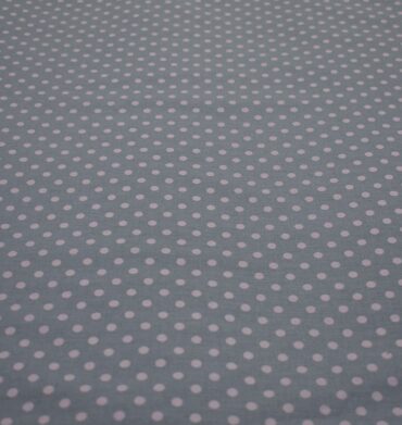 Turktex 240Cm Polka Dots Light Blue Fabrics