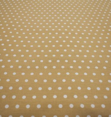 Turktex 240Cm Yellow Polka Dots Fabrics