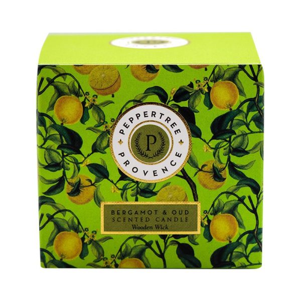 Pepper Tree Bergamot & amp; Oud Scented Candle 200g - Image 2