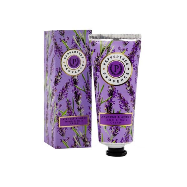 Pepper Tree Lavender & Amber Hand & Nail Cream 75ml - Image 2