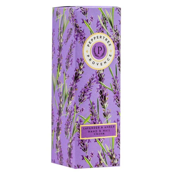 Pepper Tree Lavender & Amber Hand & Nail Cream 75ml - Image 3