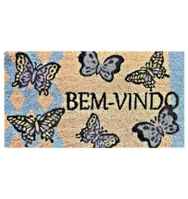 Coirtex 013 Printed Door Mats Butterflies