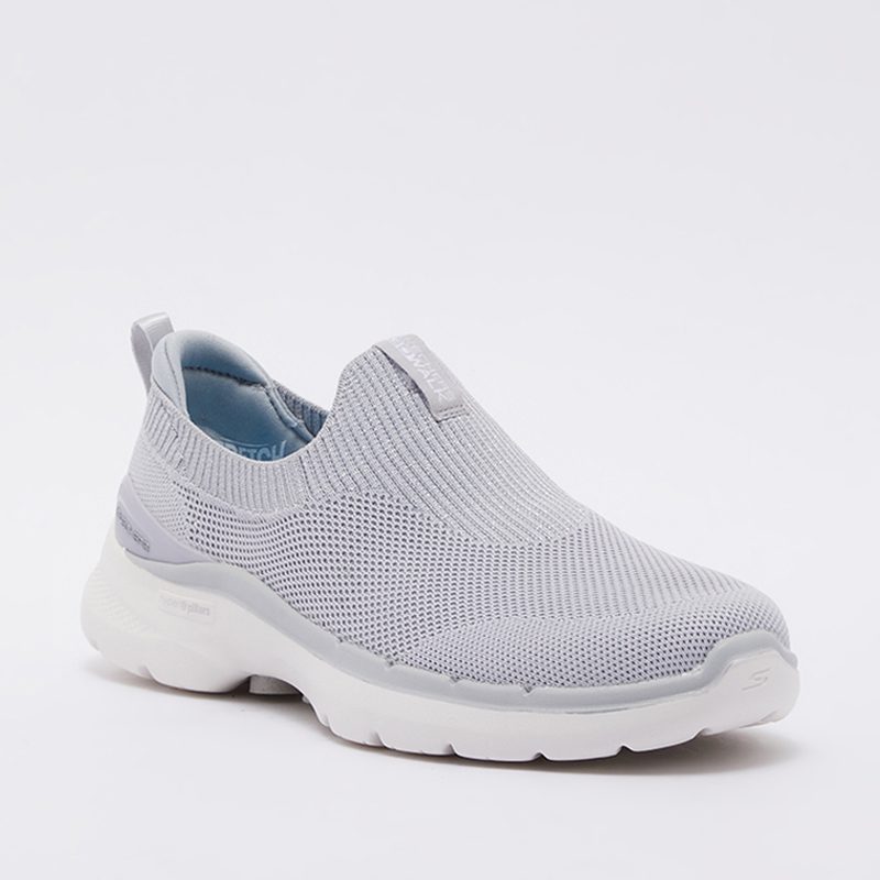 Skechers | Skechers Go Walk 6 Light Grey | Metro Menlyn