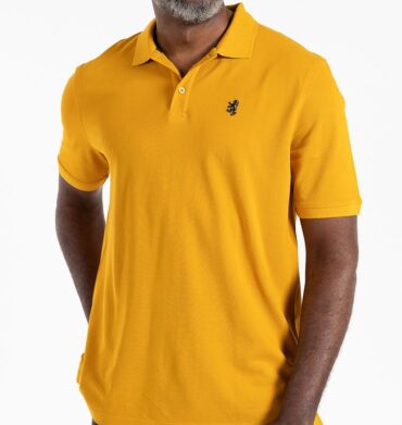 Pringle Core Fit Mustard Pima