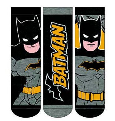 Character Group 3 Pack Socks Batman 9 - 12