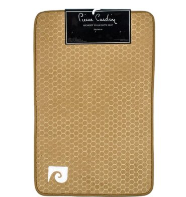 Pierre Cardin 1 Piece Memory Foam Bath Mats Natural