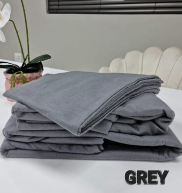 Simon Baker Cotton Flannel Sheet Set - Grey
