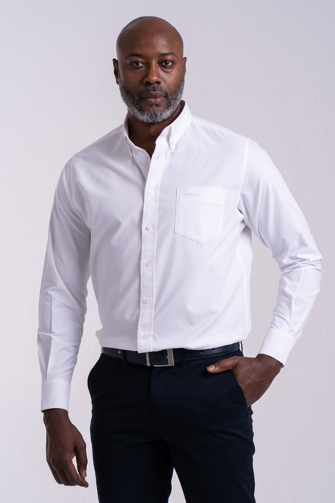 Pringle| MSLS2006 White Classic Shirt | Metro Menlyn