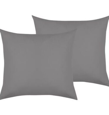 F. Linen 144TC Conti. Polycotton P.Case - Grey