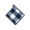 Linen House Revana Check Navy Pot Holder