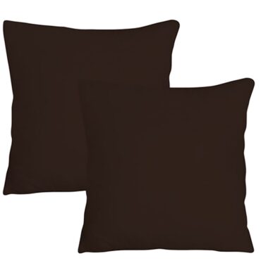 F. Linen 144TC Conti. Polycotton P.Case - Choco
