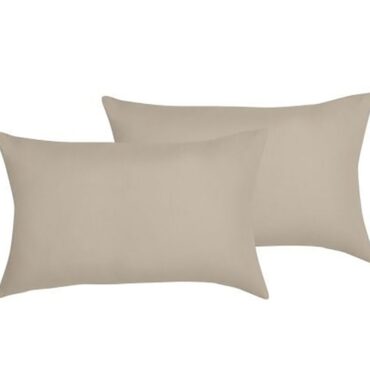 F. Linen 144TC Standard Polycotton P.Case - Stone