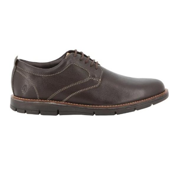 Hush Puppies Nexus Lace Up Brown Cow Smart Leather