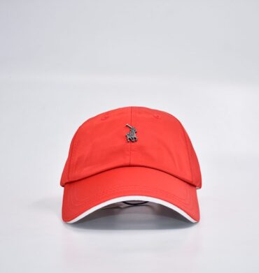 Polo 6 Panel Metal Peak - Red