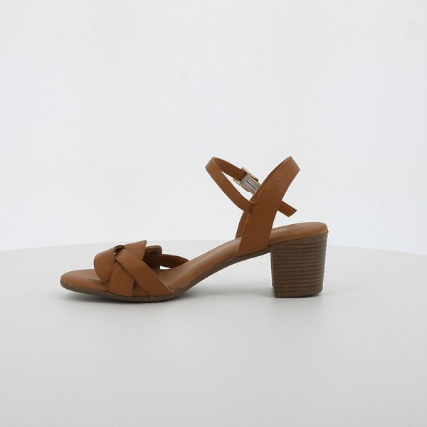 Hush Puppies Mary Marsh Block Heel Tan - Image 5