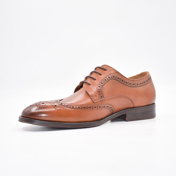 Polo Wing Cap Gibson Leather Lace Up Tan - Image 3