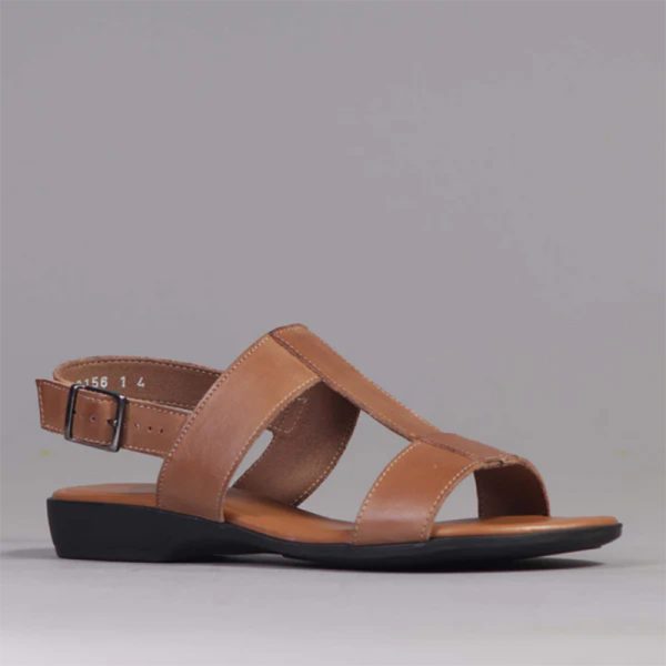 Froggie Slingback Flat Sandal in Whisky - 12505 - Image 2