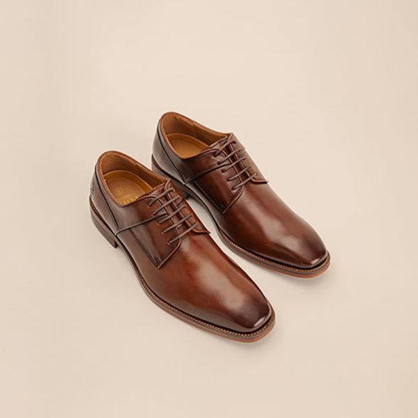 Polo Gibson Formal Shoes Lace Up Tan