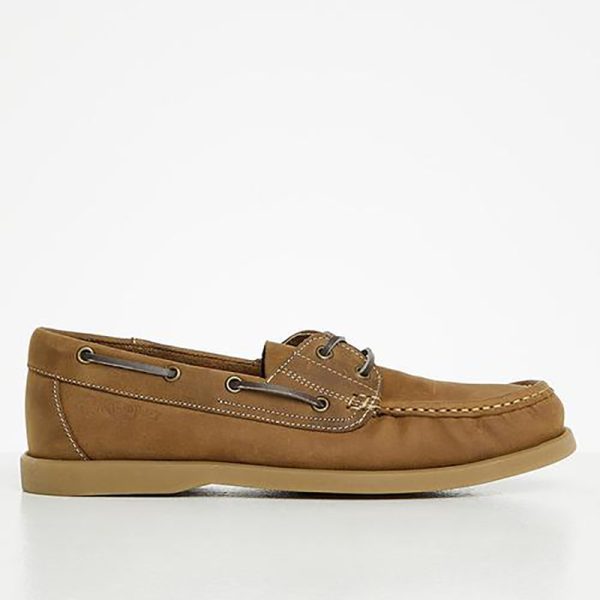 Grasshoppers Josh Leather Slip-on - Dark Brown