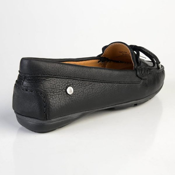 Hush Puppies Tailor Leather Moccasin Loafer Black - Image 2