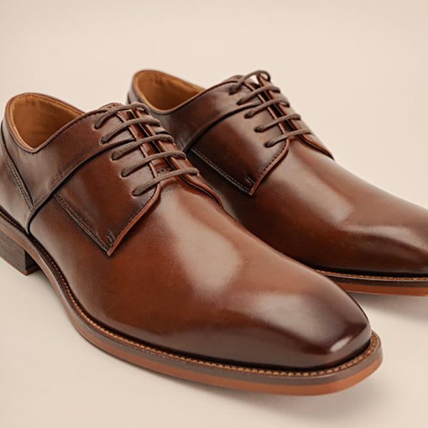 Polo Gibson Formal Shoes Lace Up Tan - Image 4